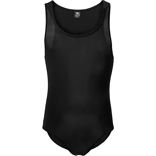 

Men's Sporty One-piece Swimwear Swimsuit - Solid Colored Racerback M L XL White Black Blue Purple