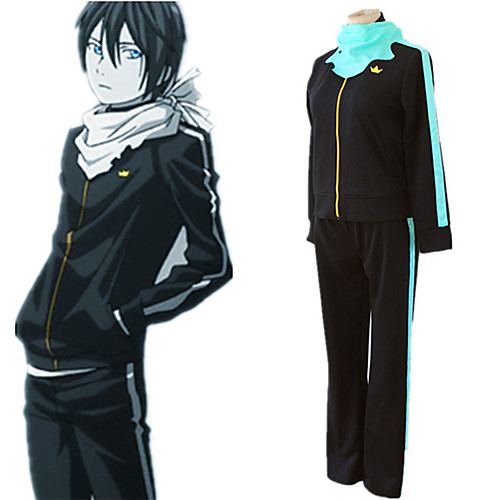 

Inspired by Noragami Yato Anime Cosplay Costumes Japanese Cosplay Suits Top Pants Scarf For Men's Women's
