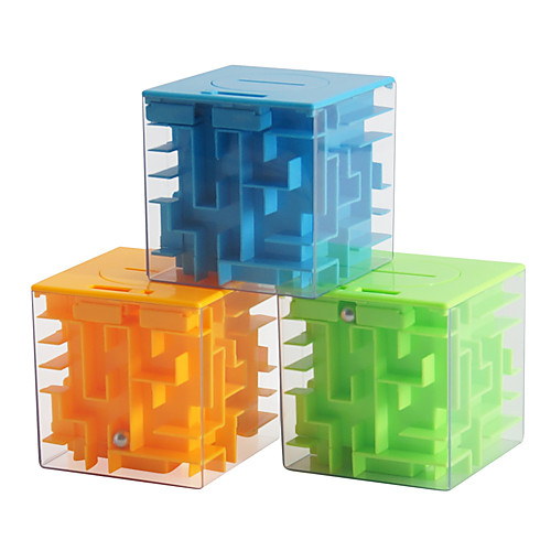 

Novelty 3D Money Maze Bank Cube Puzzle Saving Coin Collection Case Box Brain Game Kids Toy Gift