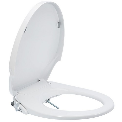 

Toilet seat with bidet, Non-Electric Bidet For Toilet, Seat Bidet, Dual Nozzle Adjustable Water Pressure, Smart Toilet Cover For Hygienic Personal Care, Sanitizing