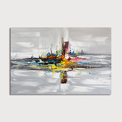 

Oil Painting Hand Painted Horizontal Abstract Modern Stretched Canvas