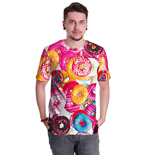 

Inspired by Galaxy T-shirt Terylene Food For Men's / Women's