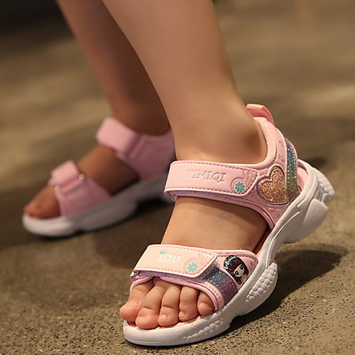 

Girls' Comfort Canvas Sandals Little Kids(4-7ys) Purple / Pink Summer