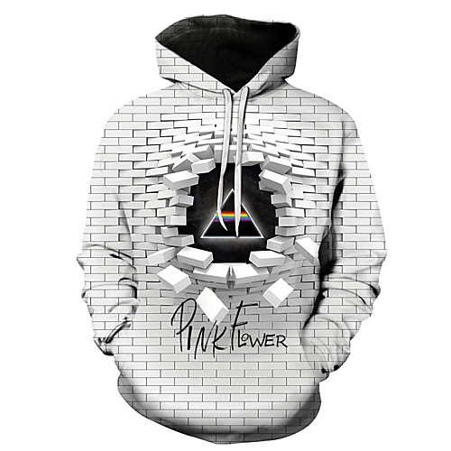 

Men's Plus Size Hoodie Color Block / 3D / Cartoon Hooded Casual / Street chic White US32 / UK32 / EU40 US34 / UK34 / EU42 US36 / UK36 / EU44 US38 / UK38 / EU46 US40 / UK40 / EU48