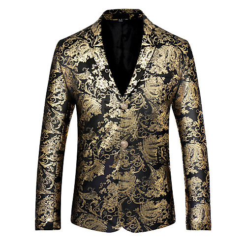 

Black Regular Fit Polyester Men's Suit - Peaked Lapel