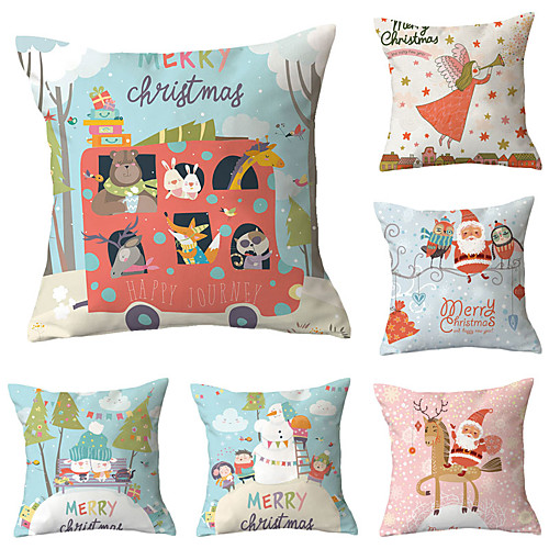 

Set of 6 Throw Pillow Simple Classic 4545 cm Cushion Vintage Circle Cover Sofa Home Decor Throw Pillow Case