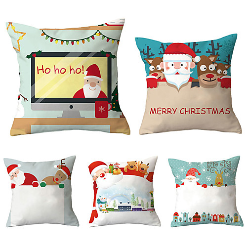 

Set of 5 Throw Pillow Simple Classic 4545 cm Cushion Vintage Circle Cover Sofa Home Decor Throw Pillow Case