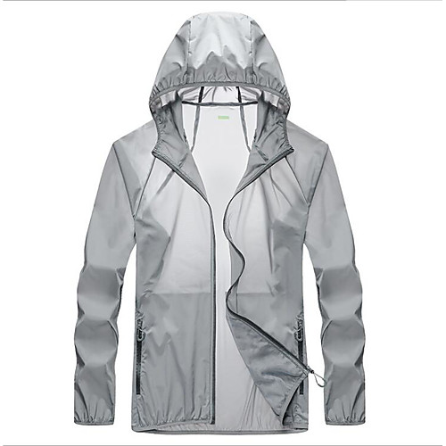 

Men's Solid Colored Spring & Summer Jacket Short Daily Long Sleeve Polyester Coat Tops White