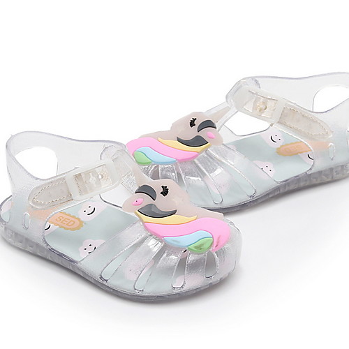 

Girls' Comfort / Jelly Shoes PVC Sandals Toddler(9m-4ys) White / Yellow / Blue Spring