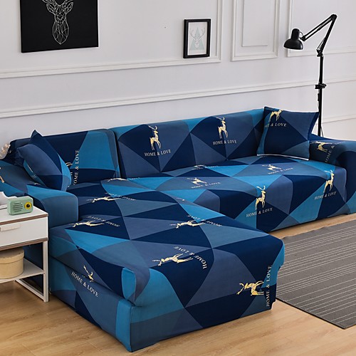 

Sofa Cover Stretch Cheap Slipcovers Soft Durable Couch Cover 1 Piece Spandex Jacquard Fabric Washable Furniture Protector Armchair Loveseat L-shape