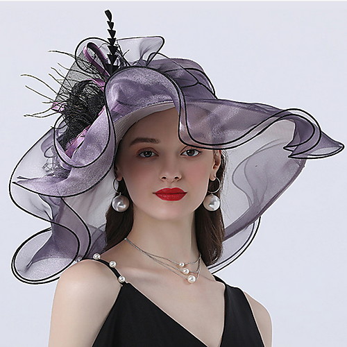 

Women's Basic Mesh Sun Hat-Solid Colored Wine Light Brown Purple