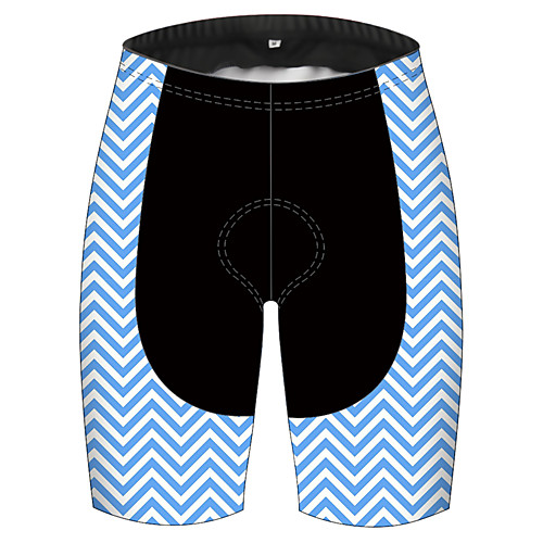 

21Grams Women's Cycling Shorts Spandex Bike Shorts Pants Padded Shorts / Chamois Quick Dry Breathable Sports Stripes Solid Color Blue / White Mountain Bike MTB Road Bike Cycling Clothing Apparel Bike