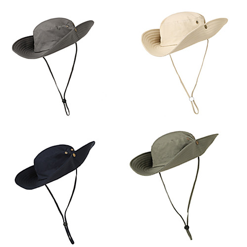 

Adults Wide Brim Sun Hat Bucket Hat Spring, Fall, Winter, Summer Fishing Outdoor Nylon UV Protection Protective Safety Personal Protection / Women's / Men's / Solid Colored