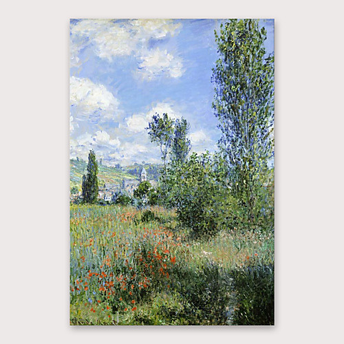 

Oil Painting Hand Painted Vertical Abstract Landscape Modern Stretched Canvas