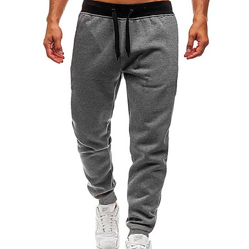 

Men's Basic wfh Sweatpants Pants - Solid Colored Black Dark Gray Light gray US32 / UK32 / EU40 US34 / UK34 / EU42