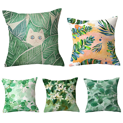 

Set of 5 Throw Pillow Simple Classic 4545 cm Cushion Vintage Circle Cover Sofa Home Decor Throw Pillow Case