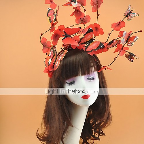 

Poly / Cotton Blend Fascinators with Bow(s) 1 Piece Wedding Headpiece