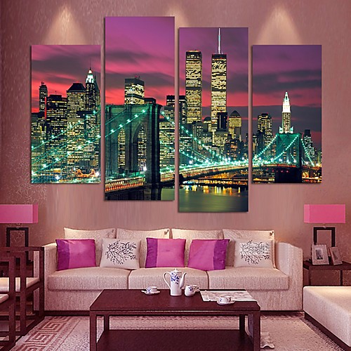 

5 Panels Modern Canvas Prints Painting Home Decor Artwork Pictures Decor Print Rolled Stretched Modern Art Prints Landscape
