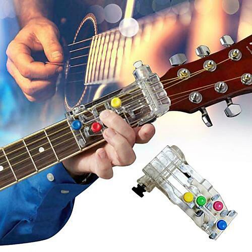 

Anti-Pain Finger Cots Guitar Assistant Chord Buddy Teaching Aid Guitar Learning System Teaching Aid For Guitar Beginner Learning