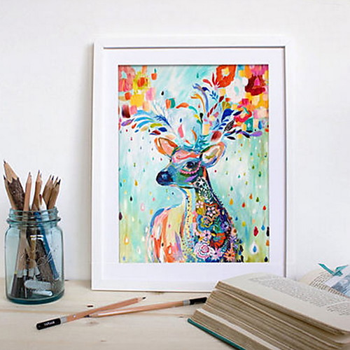 

elk deer diamond mosaic painting full moose rhinestone embroidery animal diamond art draw picture puzzle wall paper home decor 40x50cm