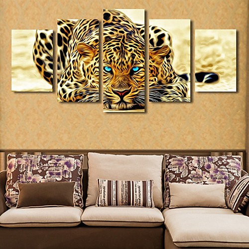 

5 Panels Modern Canvas Prints Painting Home Decor Artwork Pictures DecorPrint Rolled Stretched Modern Art Prints Animals Cartoon