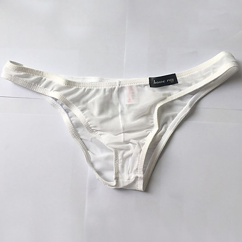 

Men's Mesh G-string Underwear - Normal Low Waist Black White Khaki M L XL