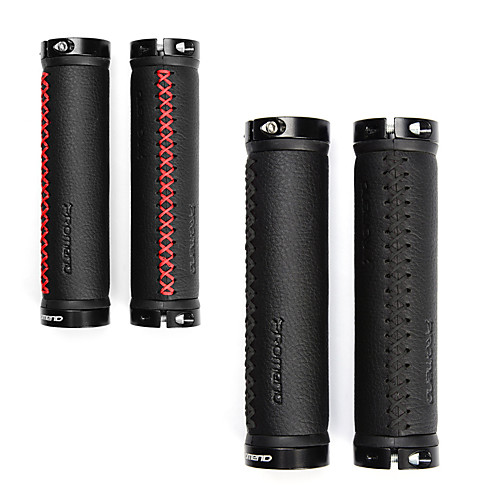 

WAKE Bike Handlerbar Grips Cycling Wearproof Lightweight Materials Comfortable For Mountain Bike MTB Folding Bike Recreational Cycling Cycling Bicycle Soft Leather Aluminum Alloy Black / Red Black