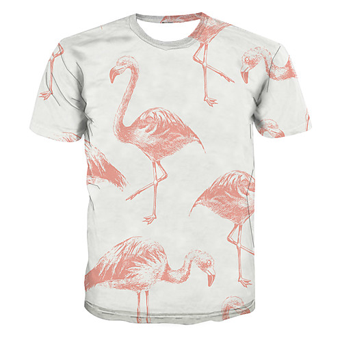

Women's 3D Print T-shirt Basic Daily Sports White