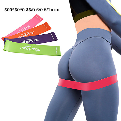 

Booty Bands Resistance Loop Exercise Bands Resistance Bands for Legs and Butt 4 pcs Carry Bag Sports Latex Home Workout Yoga Pilates Anti-Wear Strength Training Muscular Bodyweight Training Muscle