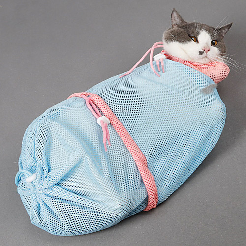 

Cat Grooming Terylene Dog Clean Supply Portable Pet Grooming Supplies Blue