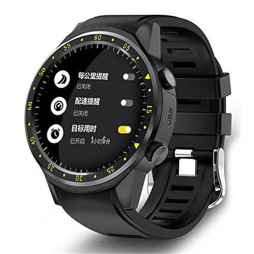 

KING-WEAR F1 Men's Smartwatch Android iOS Bluetooth Waterproof GPS Heart Rate Monitor Blood Pressure Measurement Camera Timer Pedometer Call Reminder Activity Tracker Sleep Tracker