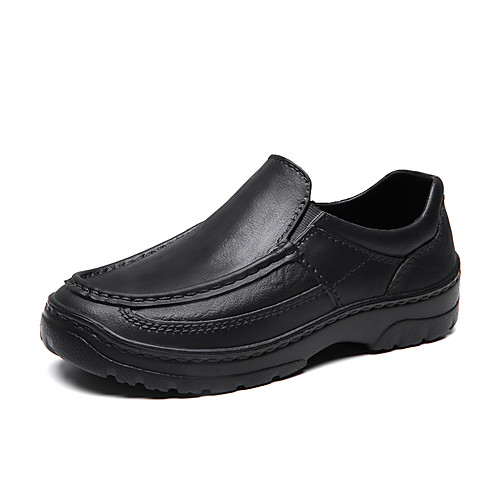 

Men's Spring / Fall Casual Daily Office & Career Loafers & Slip-Ons Walking Shoes EVA(ethylene-vinyl acetate copolymer) Waterproof Non-slipping Shock Absorbing Black