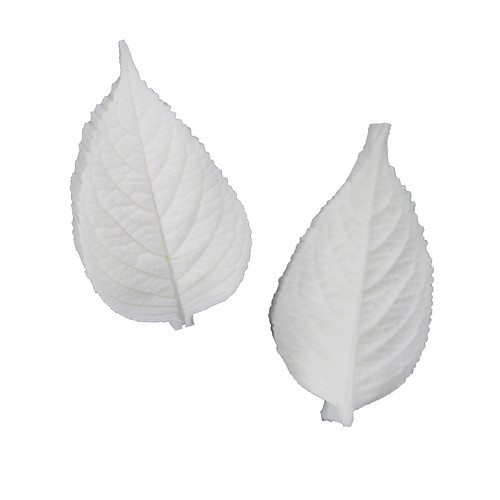 

Large hydrangea leaf double-sided stamper fondant cake silicone mold home baking tools
