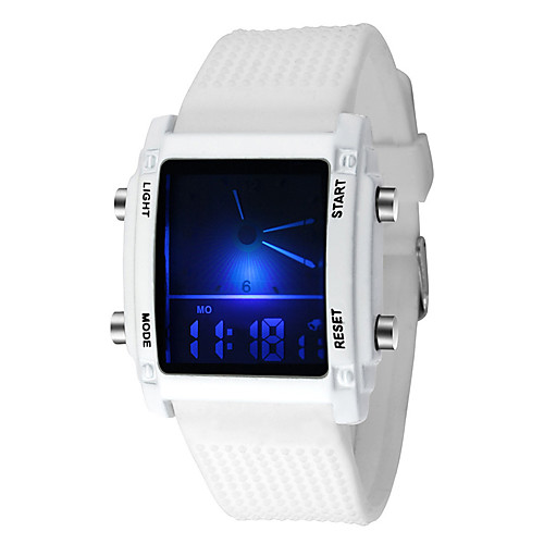 

Men and Women Digital Watch Digital Quartz Outdoor Chronograph Cute Luminous / One Year / Silicone