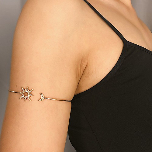 

Arm-Chain Elegant Trendy Ethnic Women's Body Jewelry For Wedding Party Date Alloy Wedding Friends Gold 1 Piece