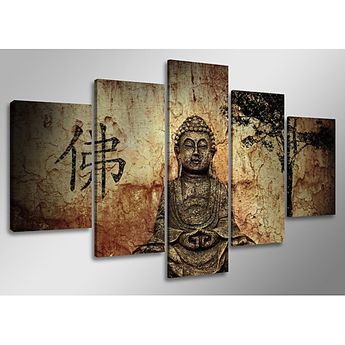 

Print Rolled Canvas Prints Stretched Canvas Prints - History Religious Modern Traditional Five Panels Art Prints