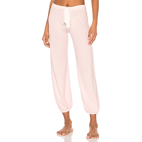 

Women's High Waist Yoga Pants Drawstring Pants / Trousers Breathable Pink Cotton Gym Workout Running Fitness Sports Activewear Stretchy