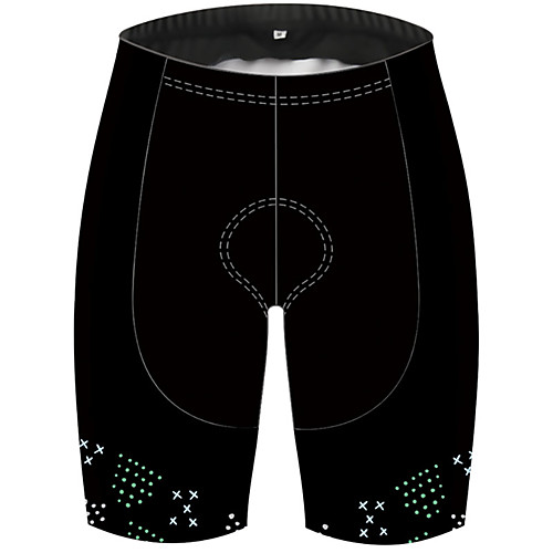 

21Grams Women's Cycling Shorts Bike Shorts Padded Shorts / Chamois Pants Breathable Quick Dry Ultraviolet Resistant Sports Stars Black / Green Mountain Bike MTB Road Bike Cycling Clothing Apparel