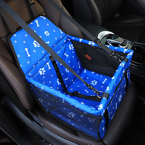 

Dog Cat Travel Carrier Bag Breathable Lolita Oxford Cloth Blue Gray