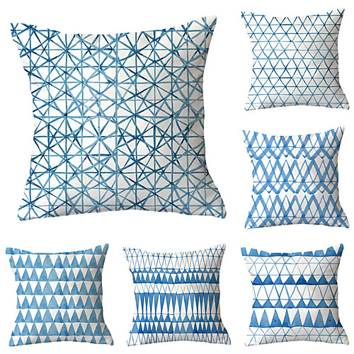 

Set of 6 Throw Pillow Simple Classic 4545 cm Cushion Vintage Circle Cover Sofa Home Decor Throw Pillow Case