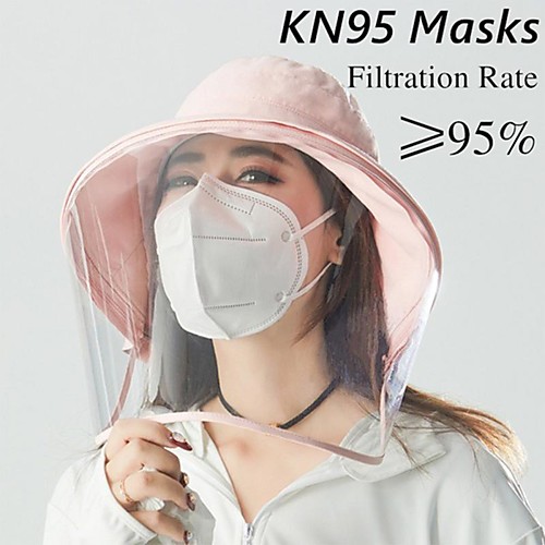 

20 pcs KN95 Face Mask Respirator Protection In Stock Melt Blown Fabric Filter White