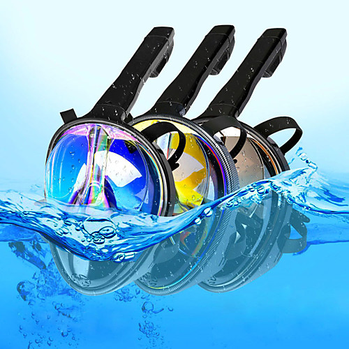 

Diving Mask Underwater 180 Degree View Anti Fog Single Window - Diving Snorkeling Scuba Silicone - For Adults Black