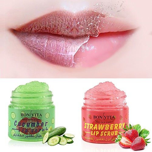 

40g Women's Fruit Lip Scrub Smooth Moisturizing Exfoliating Balm Labial Exfoliate Cream Enhancer Lips Care