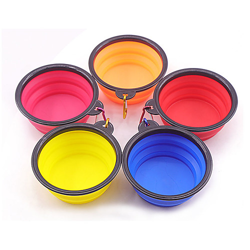 

Dog Cat Feeders 0.01 L Other Leather Type Foldable Lolita Yellow Red Orange Bowls & Feeding