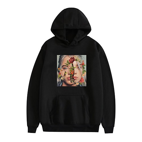 

Inspired by Cosplay Billie Eilish Cosplay Costume Hoodie Pure Cotton Print Hoodie For Men's / Women's