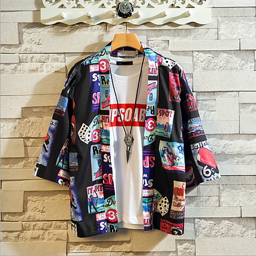 

Men's Floral Shirt Daily Black