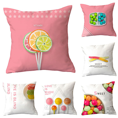 

Set of 6 Throw Pillow Simple Classic 4545 cm Cushion Vintage Circle Cover Sofa Home Decor Throw Pillow Case