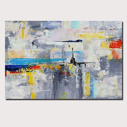 

Oil Painting Hand Painted - Abstract Landscape Comtemporary Modern Stretched Canvas