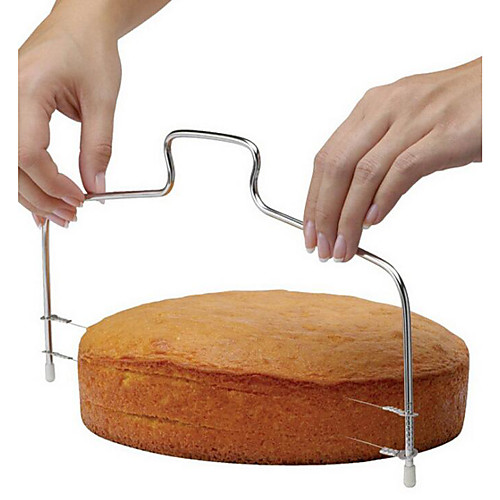 

1pc Cake Cutter Adjustable Rectangular Stainless Steel Baking & Pastry Tools For Bread
