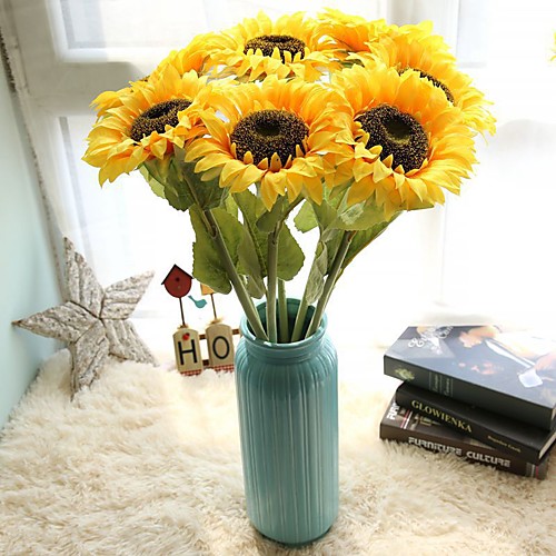 

1pcs Sunflower Artificial Flower Home Decoration Wedding Fake Flower